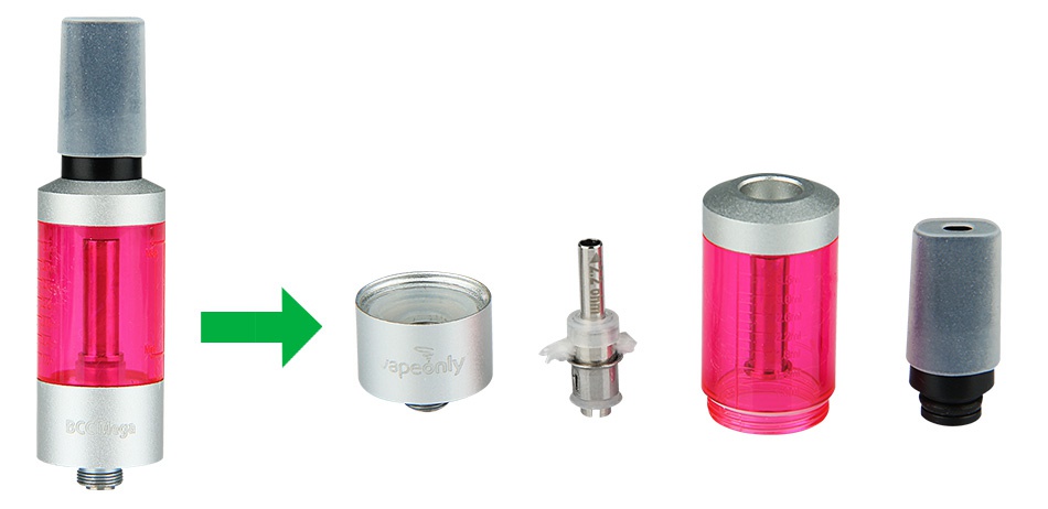 VapeOnly BCC Mega Clear Cartomizer 3.5ml OPERATION GUIDE