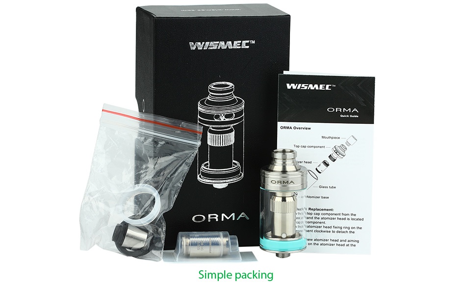 WISMEC ORMA Tank 3.5ml WSMEE M WSMEL RMA Simple packing