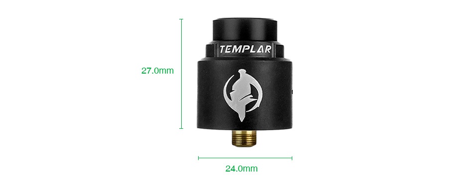 AUGVAPE Templar RDA ITEMPLAR 27 0mm 24 0mm