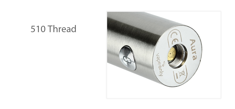 VapeOnly Aura Express Kit 2000mAh 510 Thread 2C