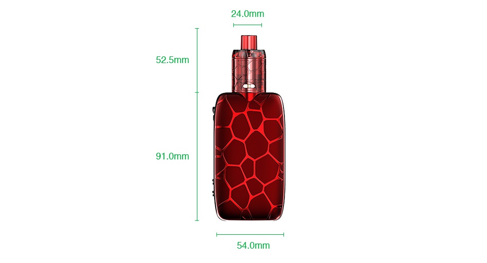 IJOY Mystique 162W TC Kit with Mystique Mesh Tank 24 0m 52 5mm 91 0mm 4 0mm