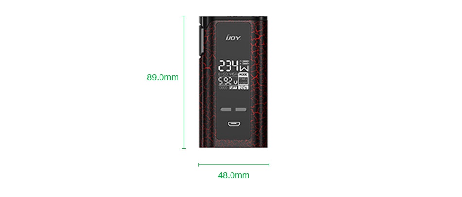 IJOY Captain PD270 234W New TC BOX MOD 6000mAh 23 4 89  omm 48 0mm