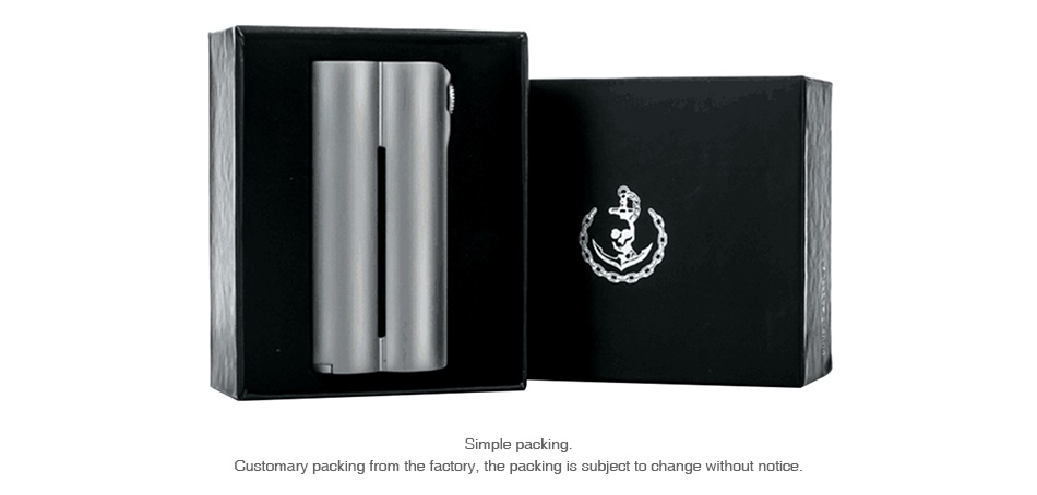 Squid Industries Double Barrel V2.1 150W VW MOD Simple pack Customary packing from the factory the packing is subject to change without notice