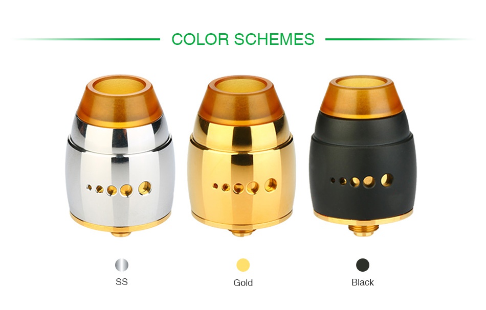 Timesvape TV BF RDA COLOR SCHEMES s