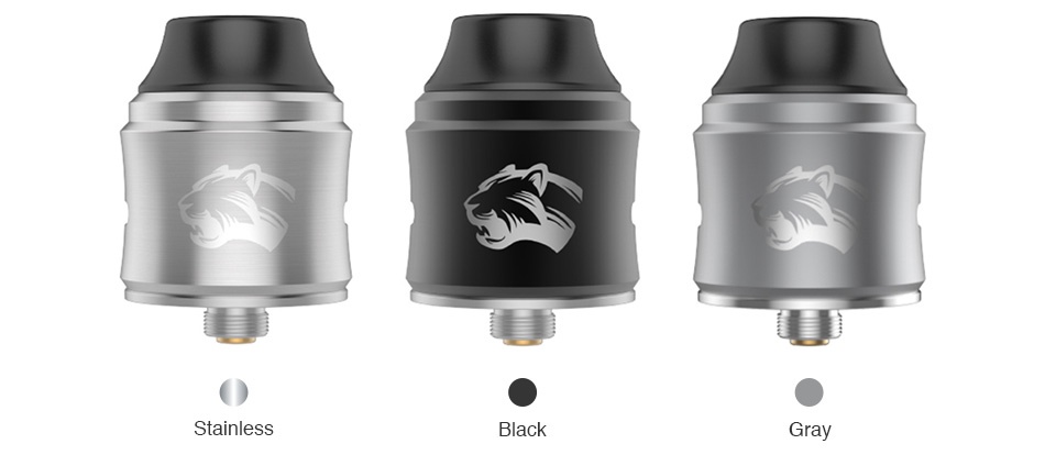 OBS Cheetah 3 RDA   Stainless Black Gray