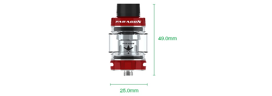 Vaptio Paragon Subohm Tank 8ml/2ml PAMAHDA 49 0mm 5  omm