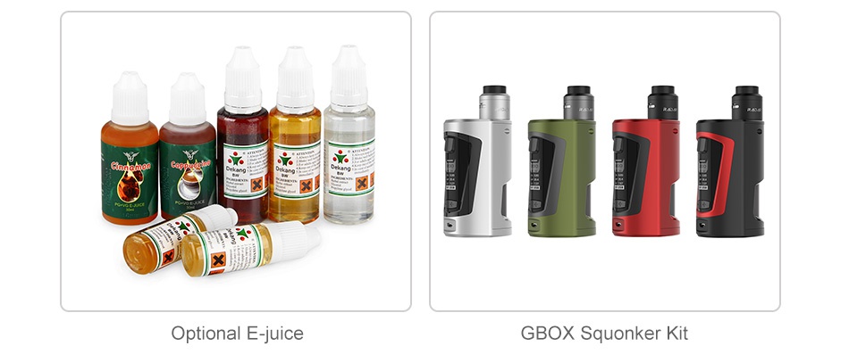 GeekVape GBOX PE Squonk Bottle 8ml Optional E juice GBOX Squonker Kit
